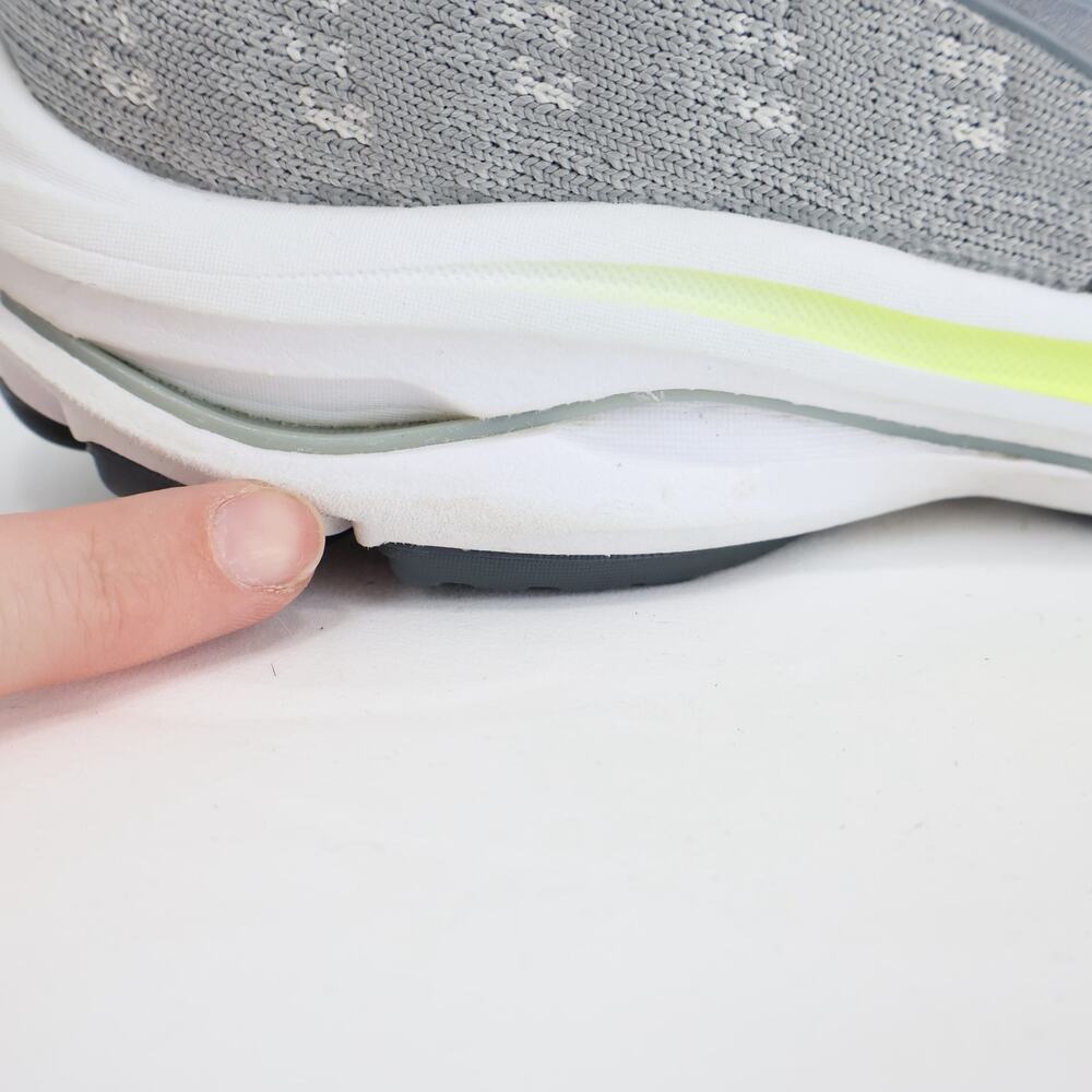 Mizuno Women's Wave Rider 25 Running Shoe Grey White Size 8 - Picture 11 of 13